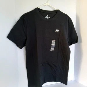 Nike Black Short Sleeve Tee Classic Design - Picture 1 of 10