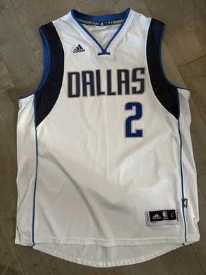 Camiseta Adidas NBA Dallas Mavericks #2 Jason Kidd talla L+2 swingman blanca LE Mavs Foto 1 de 4