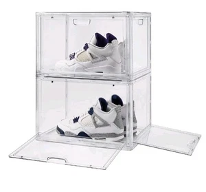 Stackable Shoe Box & Organizer, 3 Pack - Picture 1 of 4