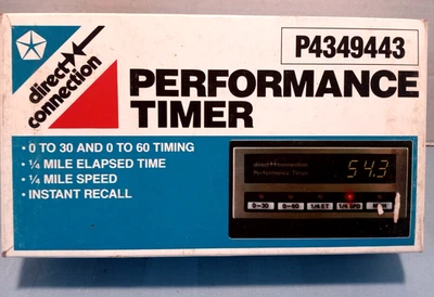 NOS Direct connection Mopar Performance Timer Dodge Plymouth P4349443 - Image 1 of 4