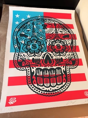 Shepard Fairey / Obey / Ernesto Yerena - Power and Glory America - Large Format - Image 1 of 4