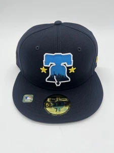 NEW Philadelphia Phillies City Connect New Era 59Fifty Fitted Hat Cap Size 7 1/4 - Picture 1 of 6