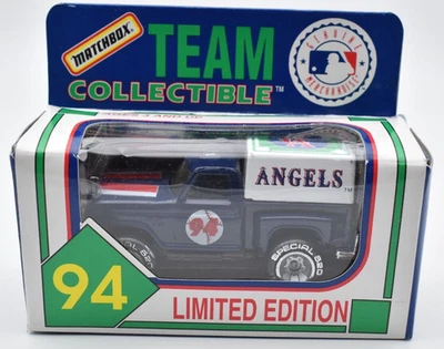 Matchbox Superfast Ford Flareside Pickup Los Angeles Angels blu baseball 1994 - Immagine 1 di 2