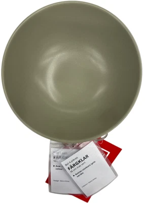 New IKEA FARGKLAR Matte Green Bowl 4 Pack (6 ½ ") 304.781.37 - Image 1 of 4