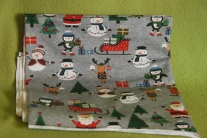 Stoff - Stoffrest - Jersey - Weihnachtsstoff - Bild 1 von 2
