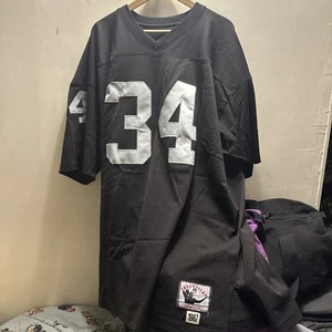 Mitchell And Ness Authentic 1987 Bo Jackson Los Angeles Raiders Sz 56 - Picture 1 of 4