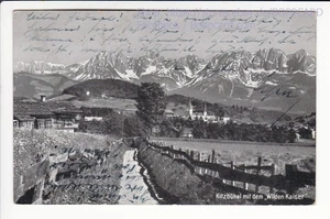 TIROL , KITZBÜHEL MIT DEM " WILDEN KAISER " , ca1930 - Picture 1 of 2