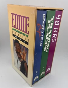 Eddie Murphy 80s Movie Comedy 3 VHS Lot 48 HRS, Beverly Hills Cop Trading Places - Picture 1 of 6