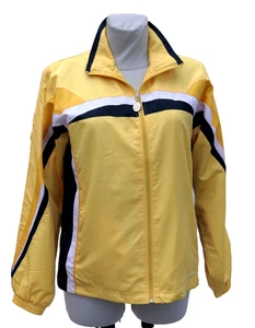 Linea Primero Damen Sportjacke Gr. 38 Gelb Schwarz Weiß Windbreaker Training - Bild 1 von 12