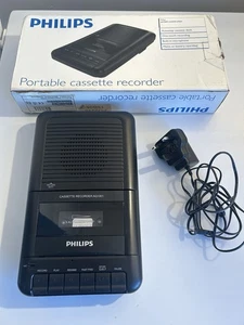 Vintage Philips Portable Cassette Recorder AQ1001/05 Boxed Sammlerstück Audio - Bild 1 von 7