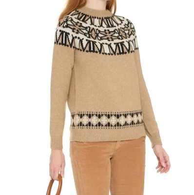 MAX MARA TRUDY WOOL BLEND JACQUARD SWEATER, SZ S - Image 1 of 4