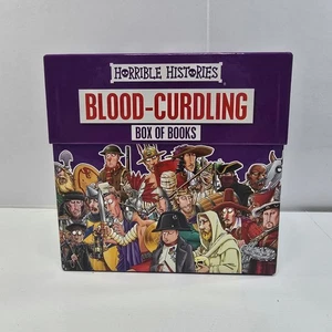 Horrible Histories Blood-curdling Box of Books 20 Book Boxset Paperback - Picture 1 of 5