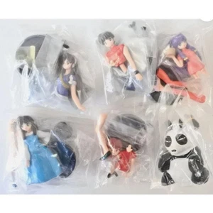 Ranma 1/2 figure mini doll Lot 6 set Shampoo Ukyo P-chan retro Rumic Japan m642 - Picture 1 of 4