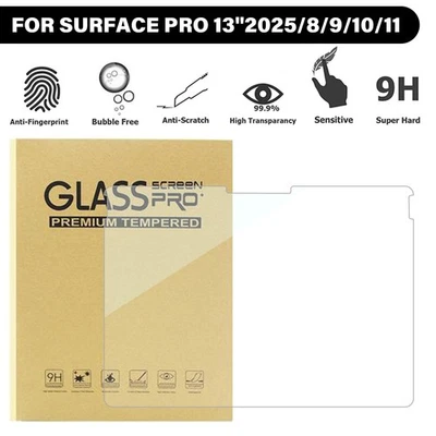1/2 Pack Screen Protector for Surface Pro 13" (11,10, X, 9, 8) Tempered Glass - Image 1 of 4