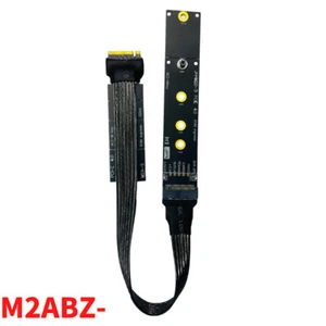 New M.2 M-KEY to PCIE 4.0 Extension Cable Gen4.0 Silver-plated for NVMe M.2 SSD - Picture 1 of 8