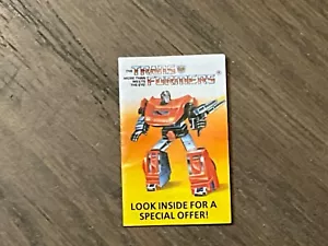 G1 Transformers 1985 OMNIBOTS oferta p/n 173188,00A - Imagen 1 de 3
