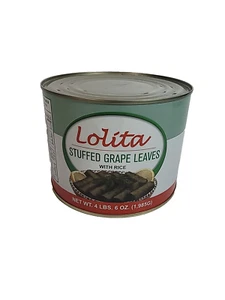LOLITA DOLMAS WEINBLÄTTER GEFÜLLT MIT REIS TÜRKISCH 1 DOSE 2 KG \ 4,5 PFUND - Bild 1 von 7