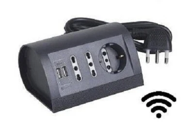 Multipresa corrente con mini telecamera WIFI ,  APP dedicata 32Gb professionale - Immagine 1 di 2