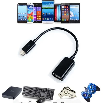 Micro USB OTG Adaptor Adapter Cable/Cord/Lead For SuperSonic Tablet eReader_gm - Image 1 of 4