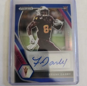 2021 Panini Prizm Draft Picks Frank Darby Blue Prizm Rookie Auto #DPA-FDA /149 - Picture 1 of 2