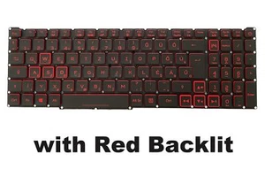 Tastatur Ungarisch Keyboard for Acer Nitro AN517-51 AN517-52 AN715-51 Backlit - Bild 1 von 6