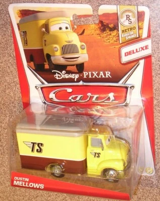 Disney Pixar Cars Dustin Mellows - 2013 Retro Radiador Muelles Mattel Y7289 Foto 1 de 2