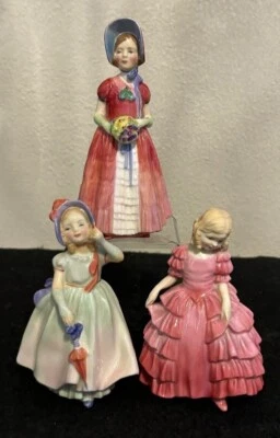 3 Royal Doulton Rose, Babie and Diana Figurines - Image 1 of 4