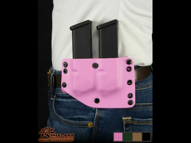 Phalanx Defense Systems H60070 Twin Glock Type Mag Stealth Operator Holster Pink