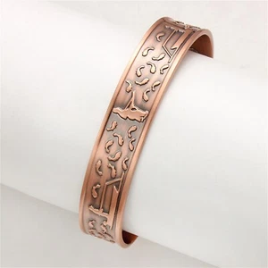 Brazalete magnético de cobre con imanes para aliviar el dolor articular artritis 7 pulgadas L - Imagen 1 de 5