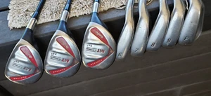 SET OF MACGREGOR MT 3 HYBRIDS AND 5 OVERSIZE DEEP CAVITY BACK IRONS EXCELLENT - Picture 1 of 10
