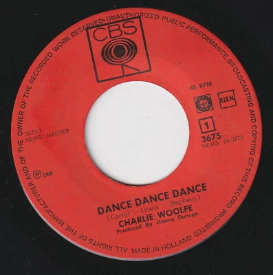 CHARLIE WOOLFE * FINGERS LEE * 1968 FREAKBEAT TEDDY BOYS * Ian HUNTER *DUTCH 45 - Image 1 of 2