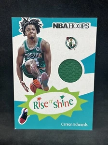2019-20 PANINI NBA HOOPS RISE SHINE CARSEN EDWARDS AUFNÄHER TRIKOT RC ROOKIE - Bild 1 von 2