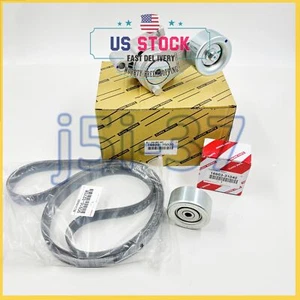 OEM Belt Tensioner and Pulley Kit Fit For Toyota Tacoma 2.7L 2007 2008 2009-2022 - Picture 1 of 7