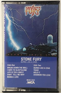 Stone Fury Burns Like A Star Cassette Tape MCAC-5522 - Picture 1 of 4