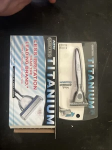 Schick Quattro Titanium NOS Never Used Original Pack Rare Vtg 2006 With Box - Picture 1 of 4
