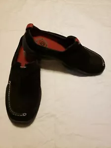 Dunham WCA715 Women's Sz 10B Black Waterproof Slip On Loafers - Picture 1 of 6