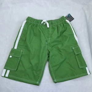 Kanu Surf Men's Barracuda Swimming Drawstring Trunks Regular Green Size Large - Picture 1 of 9