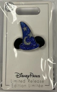 Fantasia Sorcerer Mickey Hat Wishes Come True Blue Limited Release Disney Pin - Picture 1 of 1