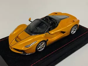 1/43 BBR Ferrari LaFerrari Aperta Giallo "Yellow" Tristrato Suede Base BBRC187B - Picture 1 of 6
