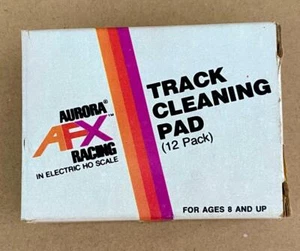 Vintage 1974 Aurora AFX Racing Slot Car Racing Track Cleaning Pad Box - Picture 1 of 1