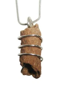 RARO INUSUAL TUBO DE ORACIÓN RAYO SARAHA DESIERTO FULGURITA CRISTAL #652 - Imagen 1 de 2