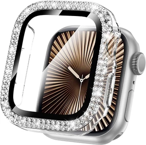 Bling Screen Protector Compatible for Apple Watch Series 10 9 8 7 6 5 4 SE 2 41M - Zdjęcie 1 z 21