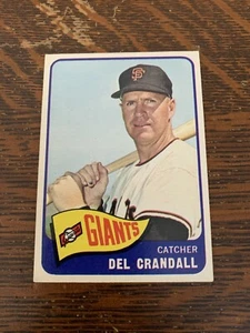 1965 Topps, #68 Del Crandall, San Francisco Giants ~ EX-EX+ (no crease) - Picture 1 of 2
