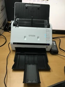 Epson DS-530 Color Duplex Document Scanner Power Cable + USB - Picture 1 of 3