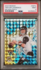 2023 Mosaic Trevor Lawrence Splash Gold 1/10 PSA 9