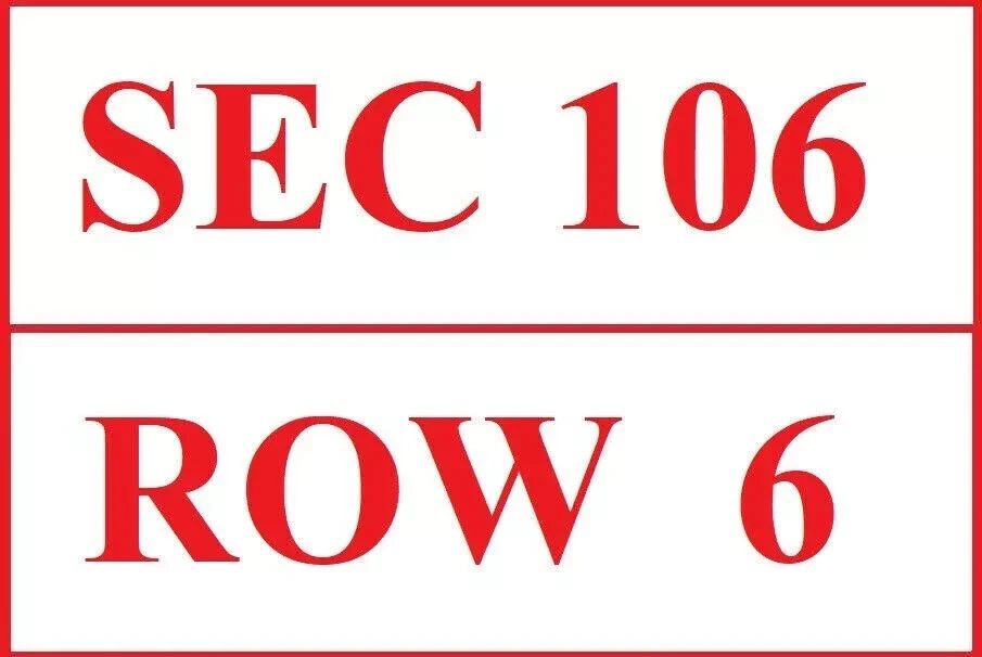 4 HOUSTON TEXANS KANSAS CITY CHIEFS TICKETS SEC 106 ROW 6 DECEMBER 7 SUNDAY - Image 1 of 3