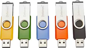 Intenso Basic Line 10X 8 GB Usb-Sticks USB 2.0 Mit Praktischen Beschriftungsetik - Bild 1 von 12