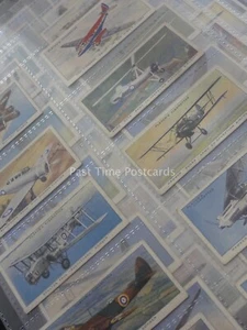 Full Set AIRCRAFT OF THE ROYAL AIRFORCE Issued by John Player & Sons Ltd 1938 - Picture 1 of 8