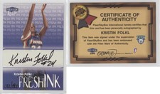 1999 Fleer Ultra WNBA Fresh Ink /400 Kristin Folkl Rookie Auto RC