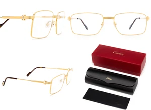 Cartier Eyewear CT0314O Gold Glasses Frame Sunglasses - Picture 1 of 23